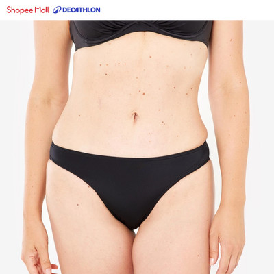 Quần bikini lướt sóng nữ DECATHLON Nina đen mã 8738882