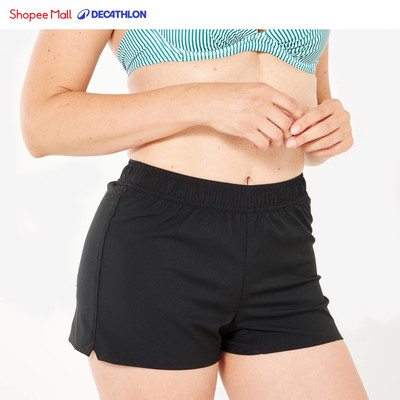 Quần short lướt ván nữ DECATHLON Tana đen mã 8872749