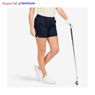 Quần short chơi golf nữ DECATHLON MW500 xanh navy mã 8577861