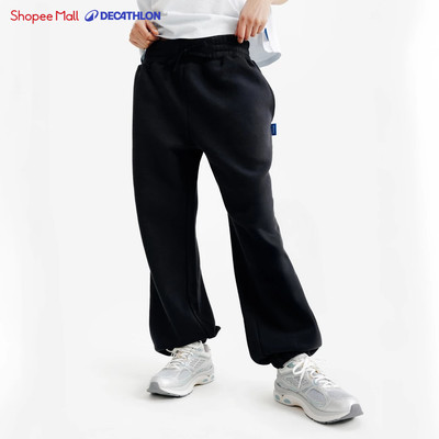 Quần dài thể thao ngoại cỡ nữ DECATHLON SPW Colo1 đen mã 8926326