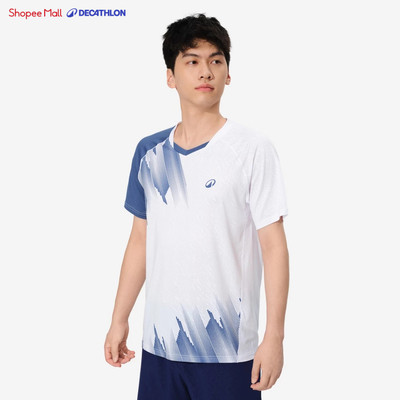 Áo thun cầu lông nam DECATHLON Lite 560 trắng mã 8858600