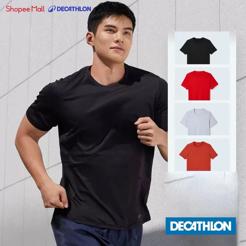 Áo thun thể thao nam DECATHLON run dry chuyên chạy bộ, nhanh khô