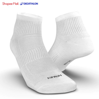 Tất vớ chạy bộ run 100 cho người lớn đen gói 3 đôi DECATHLON kiprun mã 8296178