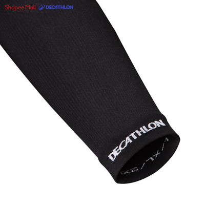Găng cánh tay chống tia cực tím DECATHLON van rysel màu đen mã 8626584