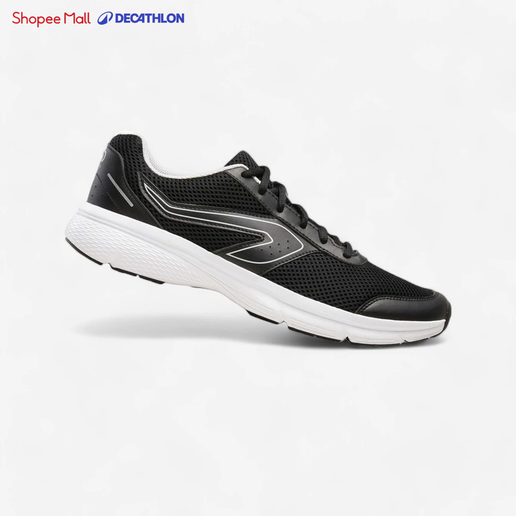 Giày thể thao nam DECATHLON Kalenji Run Cushion Đen