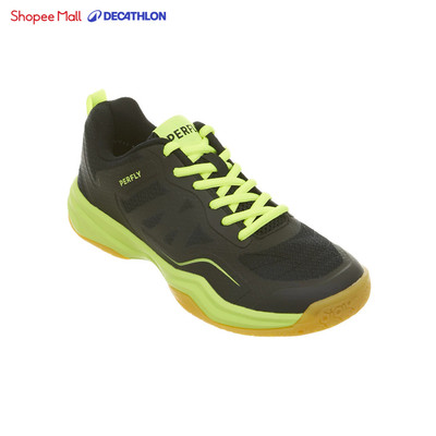 Giày cầu lông trẻ em trình độ trung bình bs 500 đen Decathlon PERFLY mã 8732135