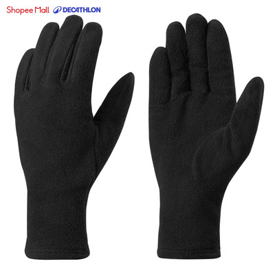Găng tay lót nỉ giữ ấm mt100 đen DECATHLON forclaz mã 8655817