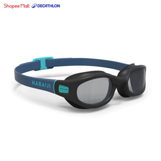 Kính bơi tròng kính sẫm màu soft 100 cỡ l xanh dương DECATHLON NABAIJI mã 8574361