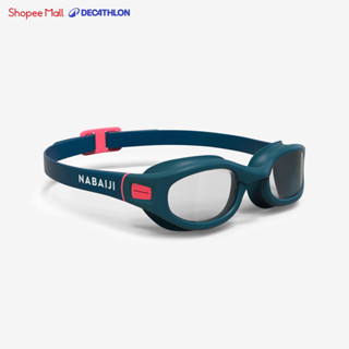 Kính bơi tròng kính trong suốt soft 100 cỡ l xanh dương hồng DECATHLON NABAIJI mã 8616770