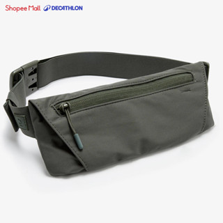 Đai đeo hông chạy bộ cơ bản đựng điện thoại kaki DECATHLON kalenji mã 8669125