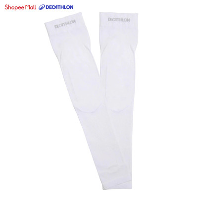 Găng cánh tay chạy bộ chống tia cực tím trắng DECATHLON kalenji mã 8600764