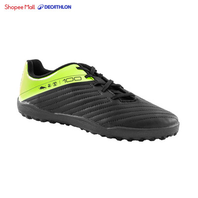 Giày đá bóng agility 100 cho trẻ em đen neon DECATHLON kipsta mã 8766041