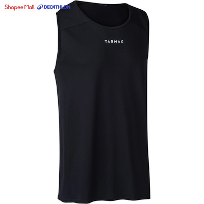 Áo thun không tay chơi bóng rổ b300 cho người lớn đen DECATHLON tarmak mã 8394956
