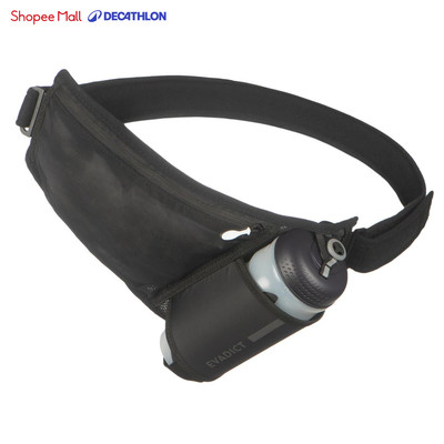 Đai đeo hông chạy địa hình đựng bình nước 500ml đen DECATHLON evadict mã 8640384