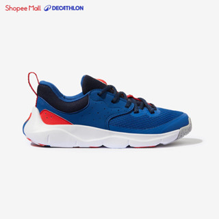  Giày thể thao trẻ em buộc dây playful fast xanh navy đỏ Decathlon DECATHLON mã 8807332 