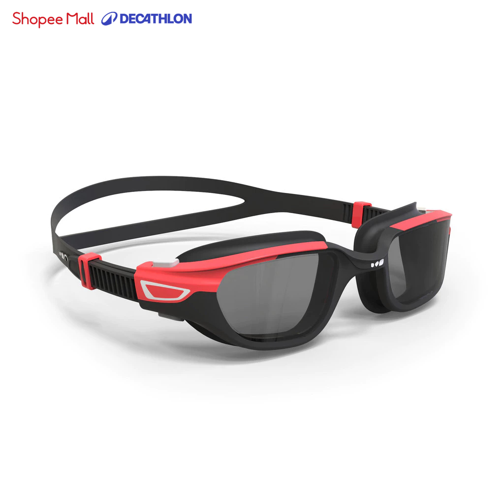 Kính bơi spirit cỡ l đen đỏ DECATHLON NABAIJI mã 8335688