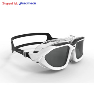 Kính bơi tròng kính sẫm màu active cỡ l đen/trắng DECATHLON NABAIJI mã 8732262
