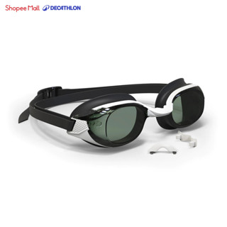 Kính bơi cận tròng kính sẫm màu 500 bfit đen/trắng DECATHLON NABAIJI mã 8733984