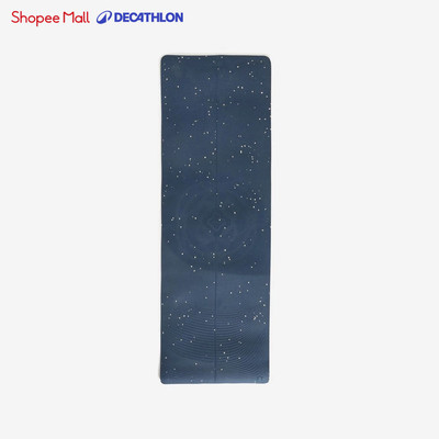 Thảm yoga 185 x 61 cm x 5 mm xanh navy Decathlon KIMJALY mã 8785799