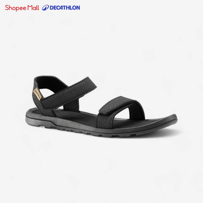 Sandal hiking nh50 cho người lớn đen DECATHLON quechua mã 960738