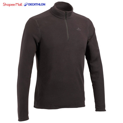 Áo nỉ hiking mh100 cho nam đen DECATHLON quechua mã 966425