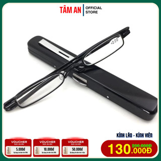  Kính Lão Đọc Sách Viễn Thị Nam Nữ Cho Người Lớn Tuổi Gọng TiTan Nhỏ Gọn Độ Có Sẵn Mã TA-201  