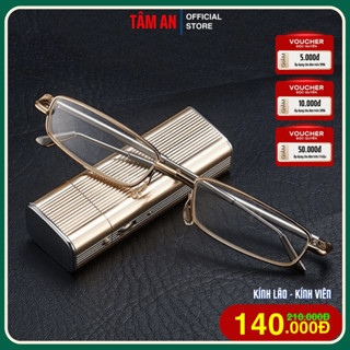 Kính lão đọc sách gấp gọn cao cấp nam nữ viễn thị cho người lớn tuổi sẵn độ (Mã TA-283)