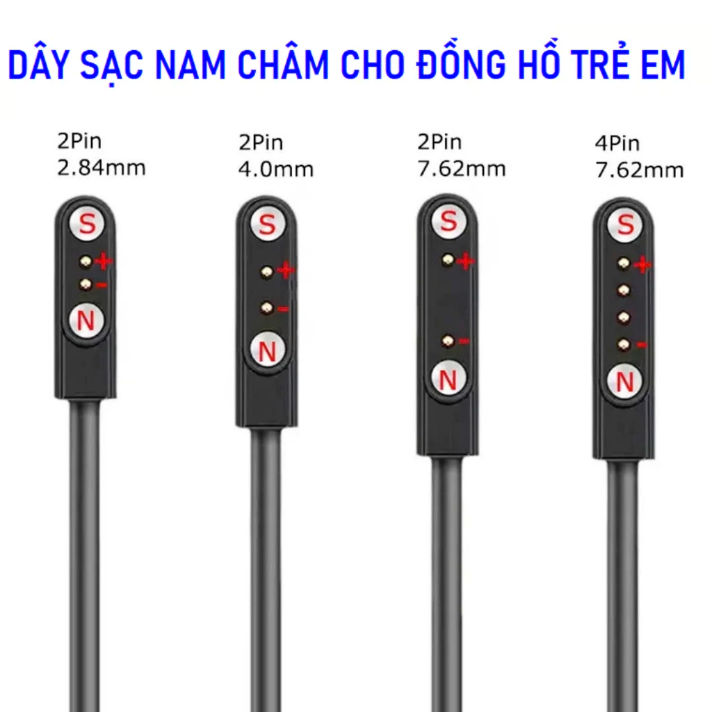 Dây Sạc Nam Châm Dành Cho Đồng Hồ Thông Minh Trẻ Em , Đồng Hồ Định Vị Trẻ em Wonlex, Setracker2