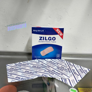  Băng cá nhân Zilgo - Băng gâu băng y tế sơ cứu vết thương cầm máu hiệu quả - Hộp 102 miếng 