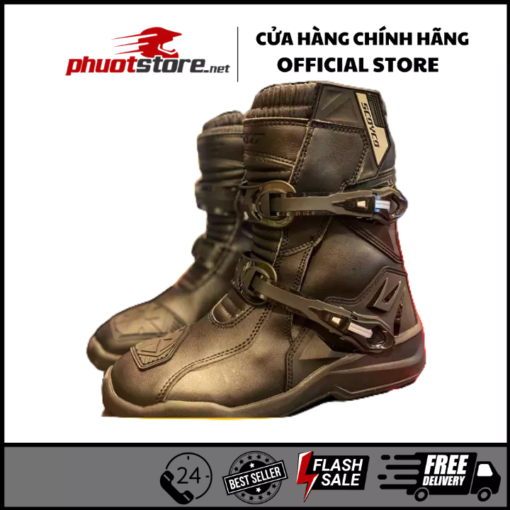Giày bảo hộ moto chống nước Scoyco MT038 / MT038WP