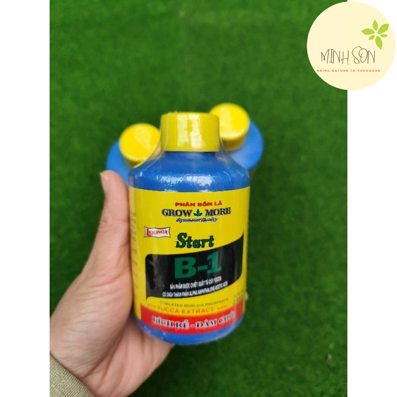 Phân bón lá B1 growmore 235ml vitamin B1 cho cây, phân bón lá cho hoa lan, hoa hồng và các loại hoa 