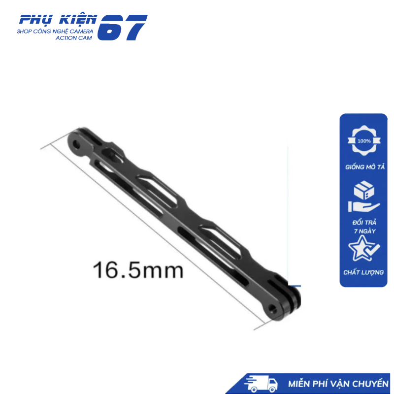 thanh nối dài kim loại gắn camera gopro  ,phụ kiện camera gopro PHỤ KIỆN 67VN