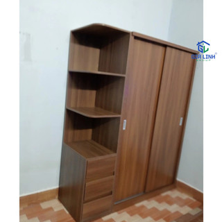 [miễn phí giao lắp HCM] TỦ QUẦN ÁO CỬA LÙA CAO CẤP - GỖ MDF PHỦ MELAMINE