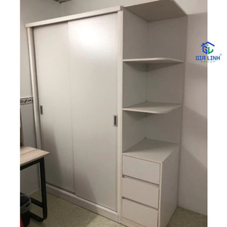[miễn phí giao lắp HCM] TỦ QUẦN ÁO CỬA LÙA CAO CẤP - GỖ MDF PHỦ MELAMINE