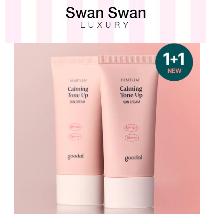 kem Goodal Heartleaf Calming Tone Up Sun Cream 50ml / Shipping from Korea