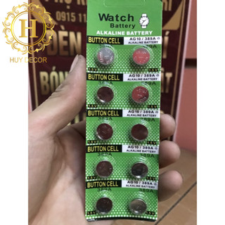 Pin Ag13 /Lr1130 /Ag10 dùng cho nến mini và thiết bị điện tử