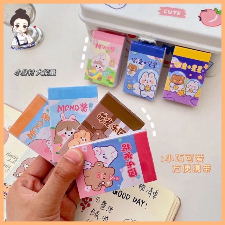Sticker cute trang trí dán tập vở, bình nước, bút( quyển 50 miếng )