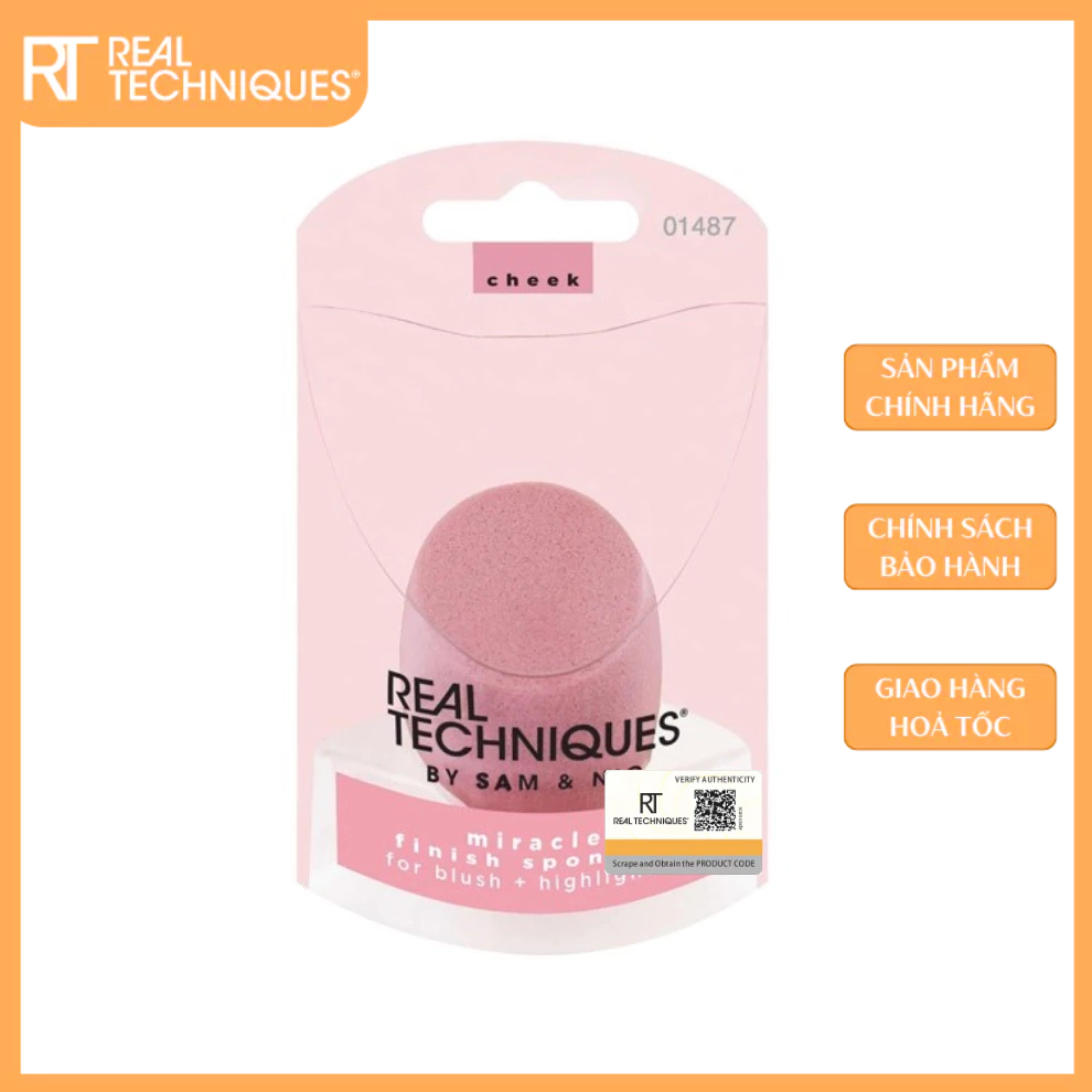 Mút tán nền RT REAL TECHNIQUES MIRACLE FINISH SPONGE