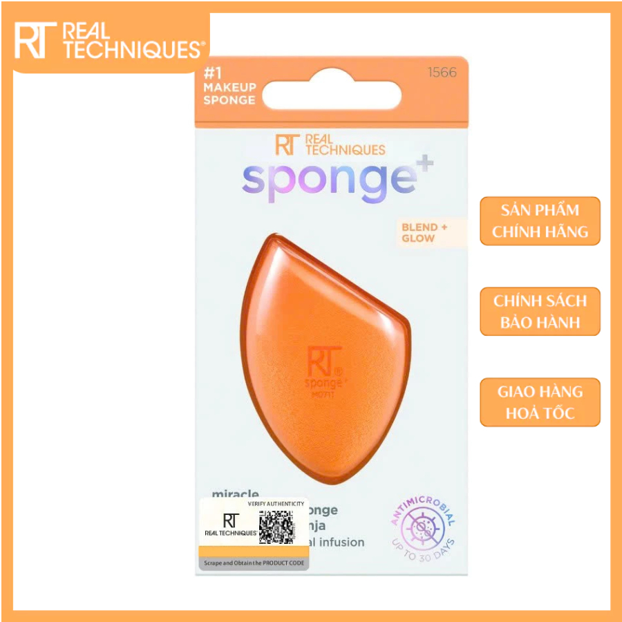Mút Tán Kem Nền RT Real Techniques MIRACLE COMPLEXION SPONGE