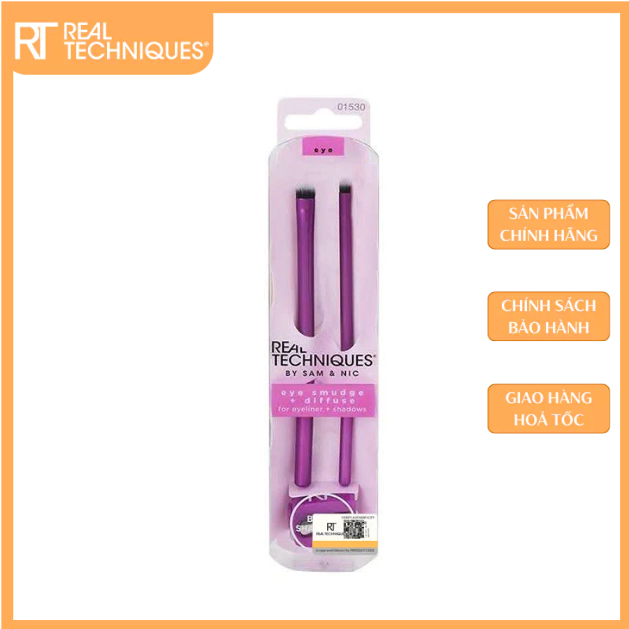 Cọ mắt RT REAL TECHNIQUES eye smudge + diffuse