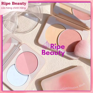 Bảng Phấn Má Hồng Sweet Mint 2 Màu Phấn Mịn Nhẹ Nhàng Trang Điểm Tự Nhiên