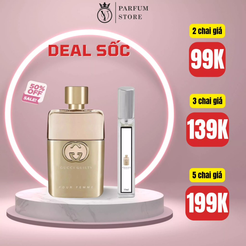 Nước Hoa Nữ Gucci Guilty EDT10ml
