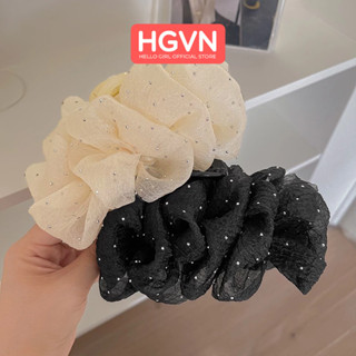Kẹp Tóc Càng Cua Hàn Quốc 13cm HGVN Đính Nơ Hoa Hồng Ánh Kim Bản To 19cm Kẹp Sau Đầu Sang Trọng Thanh Lịch Dành Cho Nữ