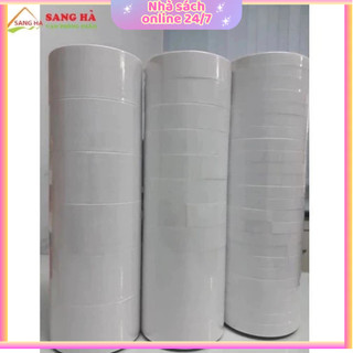 (1 Cây 12 cuộn) Băng keo 2 mặt 2.5F, băng keo 2 mặt học sinh