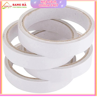 (1 Cây 12 cuộn) Băng keo 2 mặt 2.5F, băng keo 2 mặt học sinh
