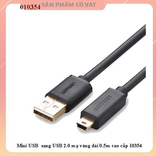 Dây cáp USB sang USB mini 2.0 mạ vàng dài 0.5m cao cấp 10354