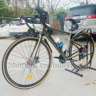 Xe Đạp Road MILESCO K750 Mẫu 2025 Khung Thép Sơn Tĩnh Điện, Vành 700C, Phanh Đĩa Cơ,Bộ Đề SUNRISE 21 Tốc Độ, Dây Âm Sườn