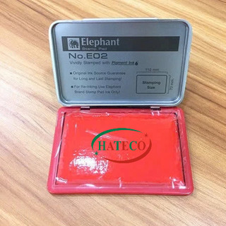 Khay mực dấu lăn tay- Khay mực dấu Elephant E03 58x90mm Thái Lan- Tampon đóng dấu E-03 (Stamp Pad)