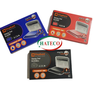 Khay mực dấu lăn tay- Khay mực dấu Elephant E03 58x90mm Thái Lan- Tampon đóng dấu E-03 (Stamp Pad)