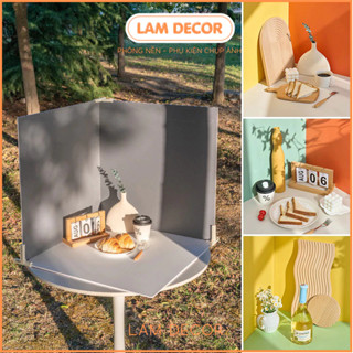 Phông nền chụp ảnh Fomex 60x60Cm có 1 Mặt Vân Xi Măng Nổi làm phông nền chụp ảnh